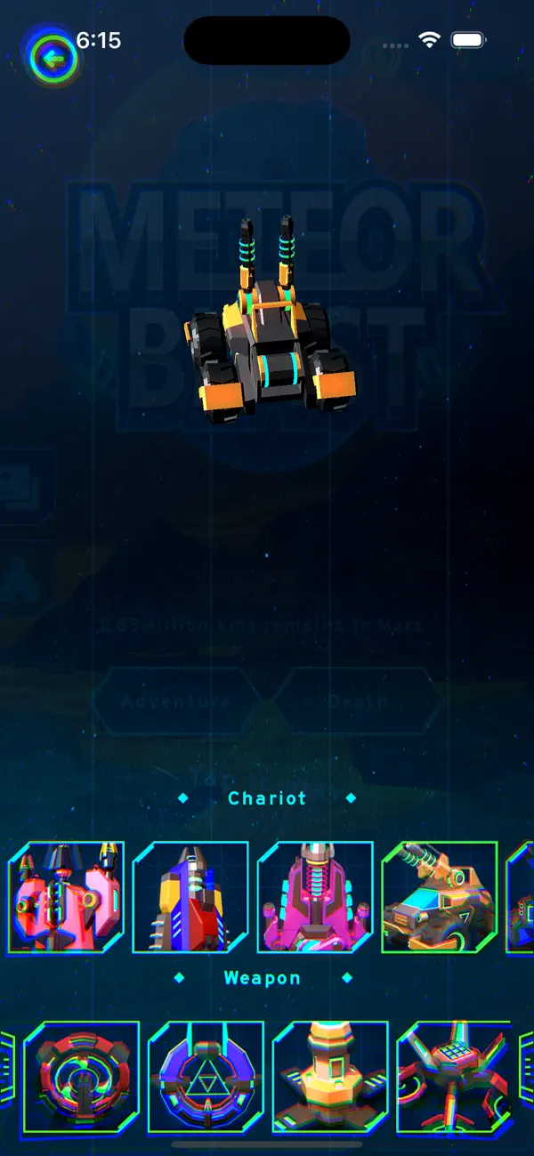Screenshot #2 pour Meteor Blast Shooting Game
