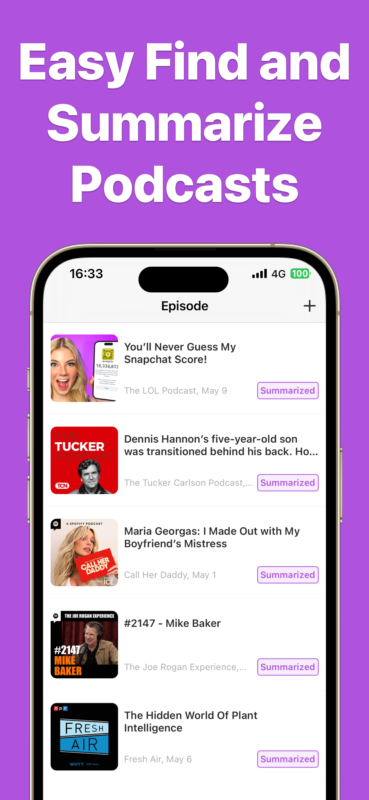 PodNote - AI Summarize Podcast