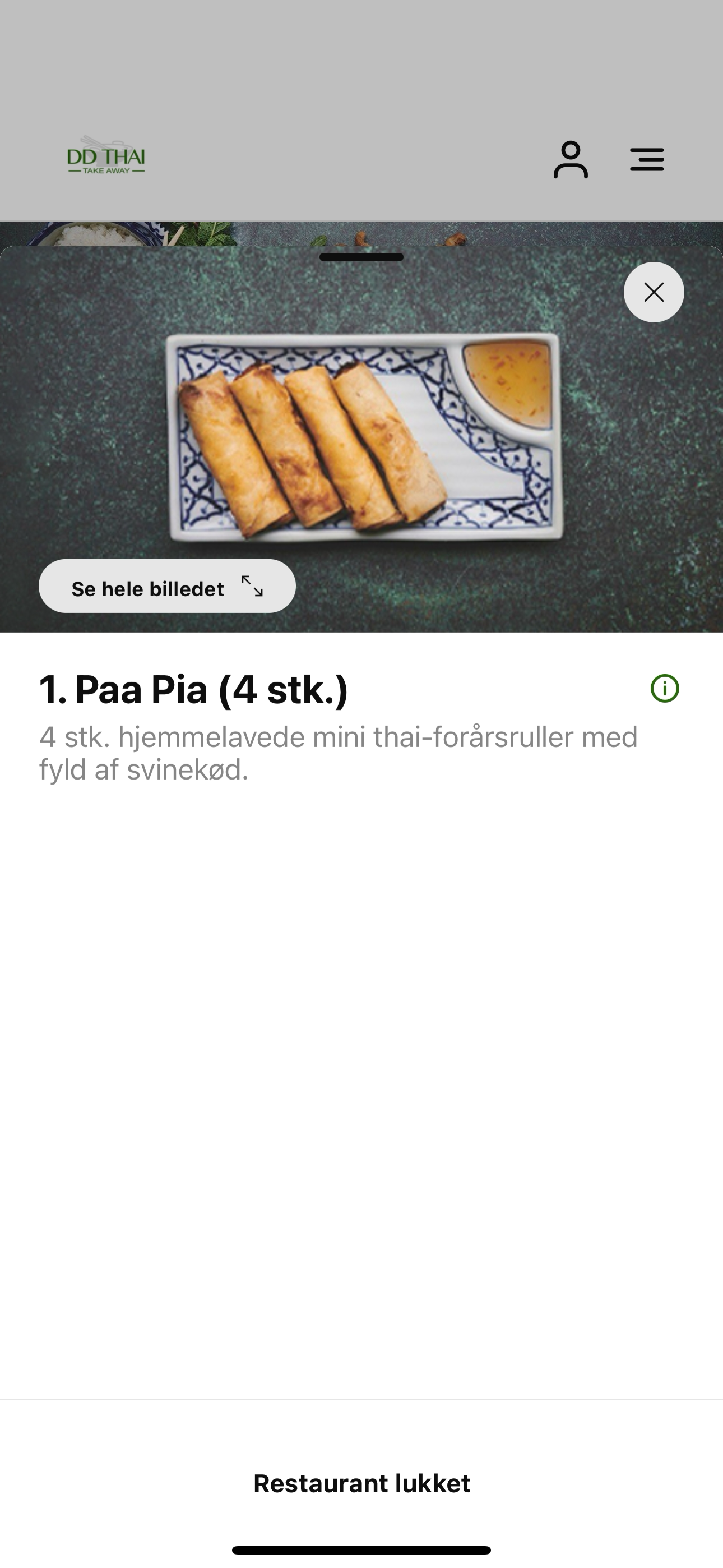 D.D. Thai Take Away screenshot 4