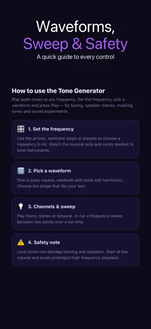 Tone Generator+ Freq screenshot 3