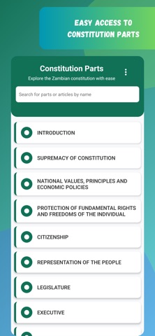 Zambian Constitution Screenshot 2 of 5