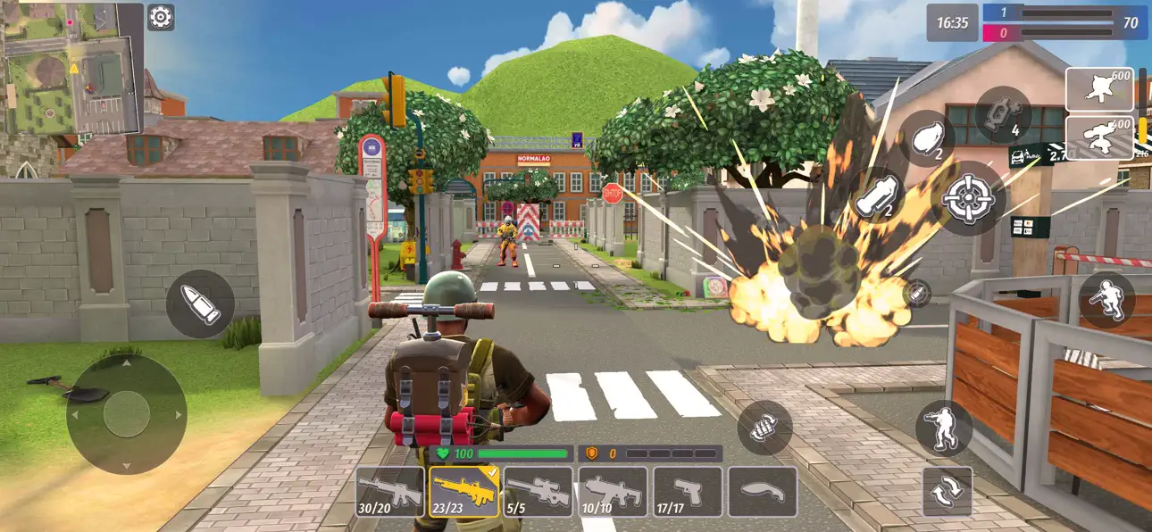 Contra Guns－PVP Shooting Game iOS Mod IPA screenshot 2 - iOS game interface