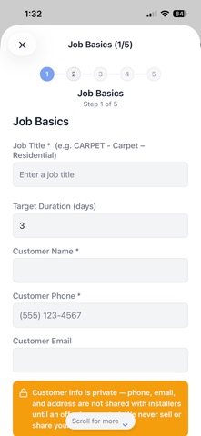 FloorConnect iPhone screenshot
