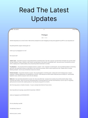 Haloreads iPad screenshot