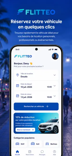 Flitteo Booking screenshot 1