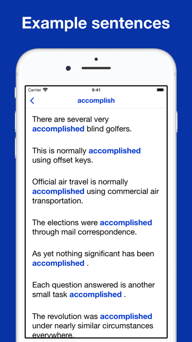 IELTS® wordlist flashcards screenshot