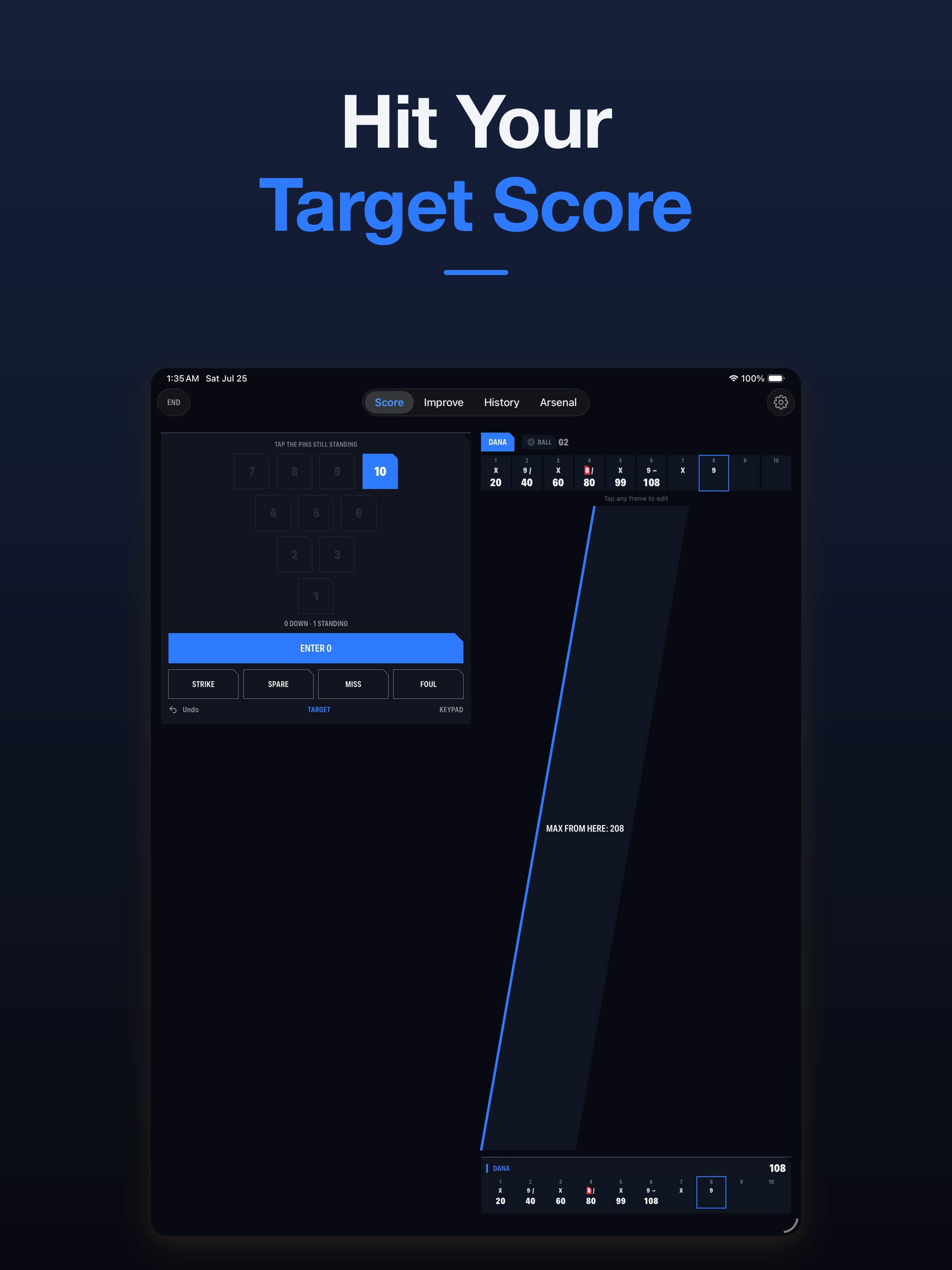 Lane: Bowling Score Keeper screenshot 12