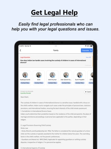 Law4u - Law of India & Acts iPad screenshot