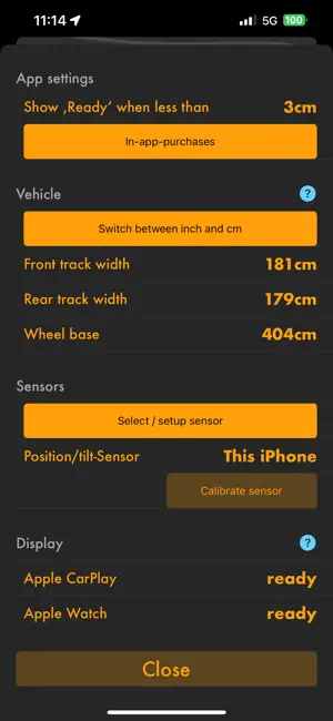 Motorhome Level Assist screenshot 4
