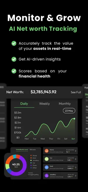 One Click Finance: AI Advisors screenshot 4