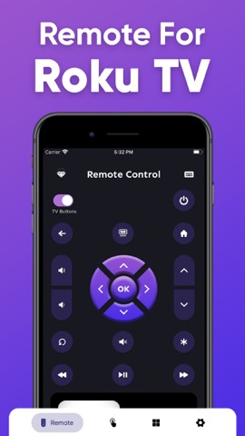 Roki: Remote for Roku TVのおすすめ画像1