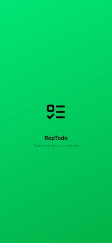 RepTodo: Workout Checklist Screenshot 1 of 4