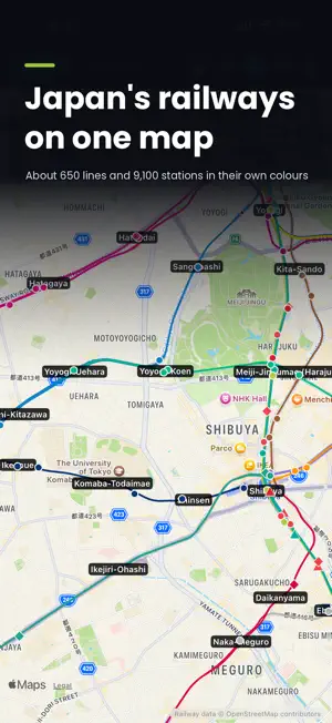 MyRailwayMap screenshot 1