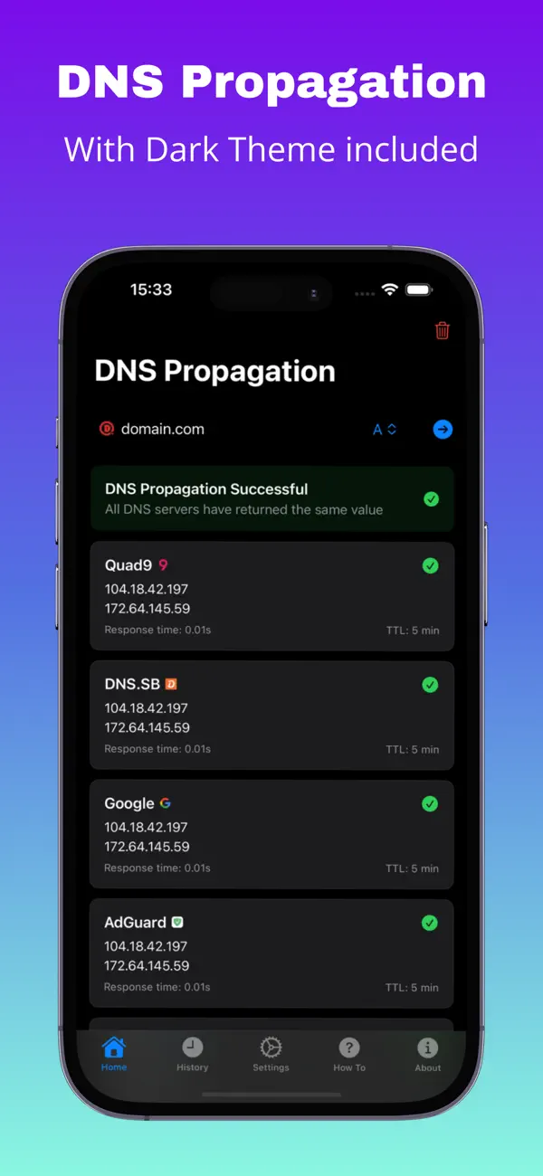 Screenshot #2 pour DNS Propagation