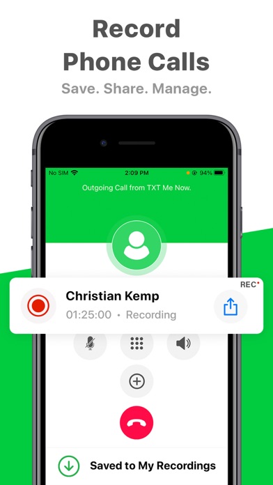TXT App Phone Now Screenshot