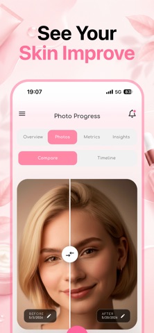 Skin Care Routine Tracker iPhone screenshot