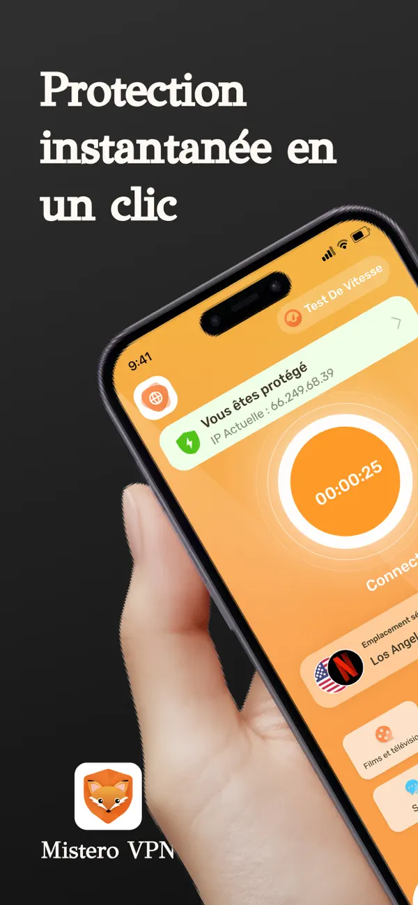 Screenshot #1 pour Mistero VPN : Sécurité WiFi
