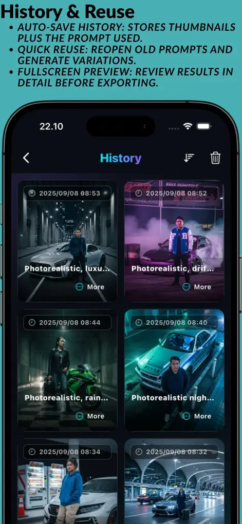AI Supercar Photo Realistic - Graphics & Design App | MWM