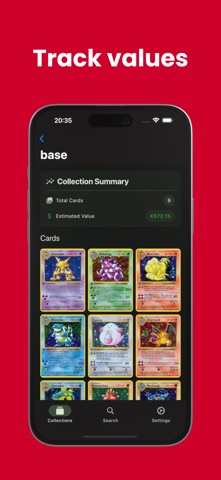 TCG Card Value for Pokemon iPhone screenshot