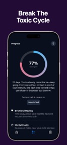 No Contact Tracker & Move On screenshot