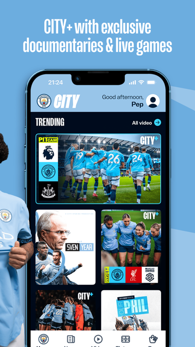 Manchester City Official App Screenshot