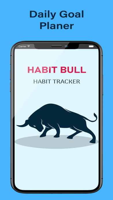 Habit-Bull: Daily Goal Planner Screenshot 1 - AppWisp.com Habit-Bull: Daily Goal Planner Screenshot 1 - AppWisp.com