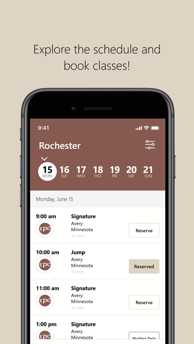 Revive Pilates Co. iPhone screenshot 3 - Health & Fitness app
