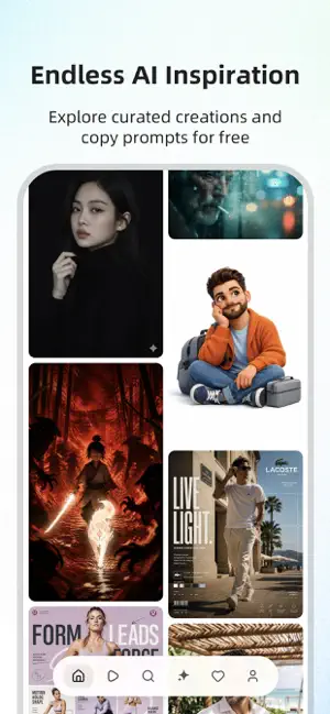 MeiGen AI Gallery iPhone screenshot 1