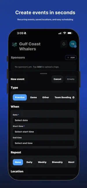Captain Team Management screenshot 2