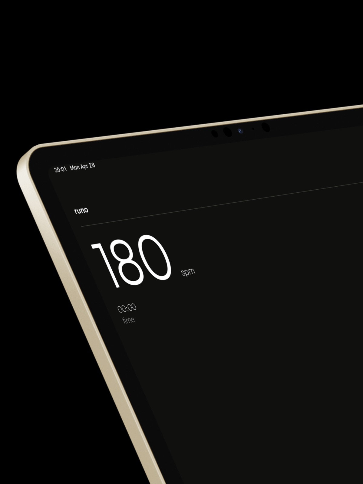 runo - Metronome for Running ipad screenshot 1