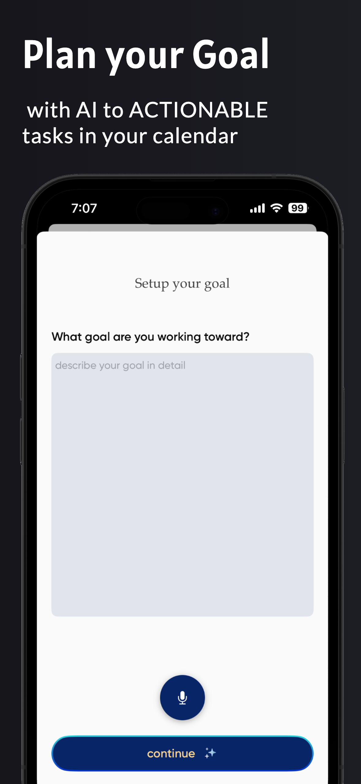 Aspirely: AI Goal & Task Plan screenshot 6
