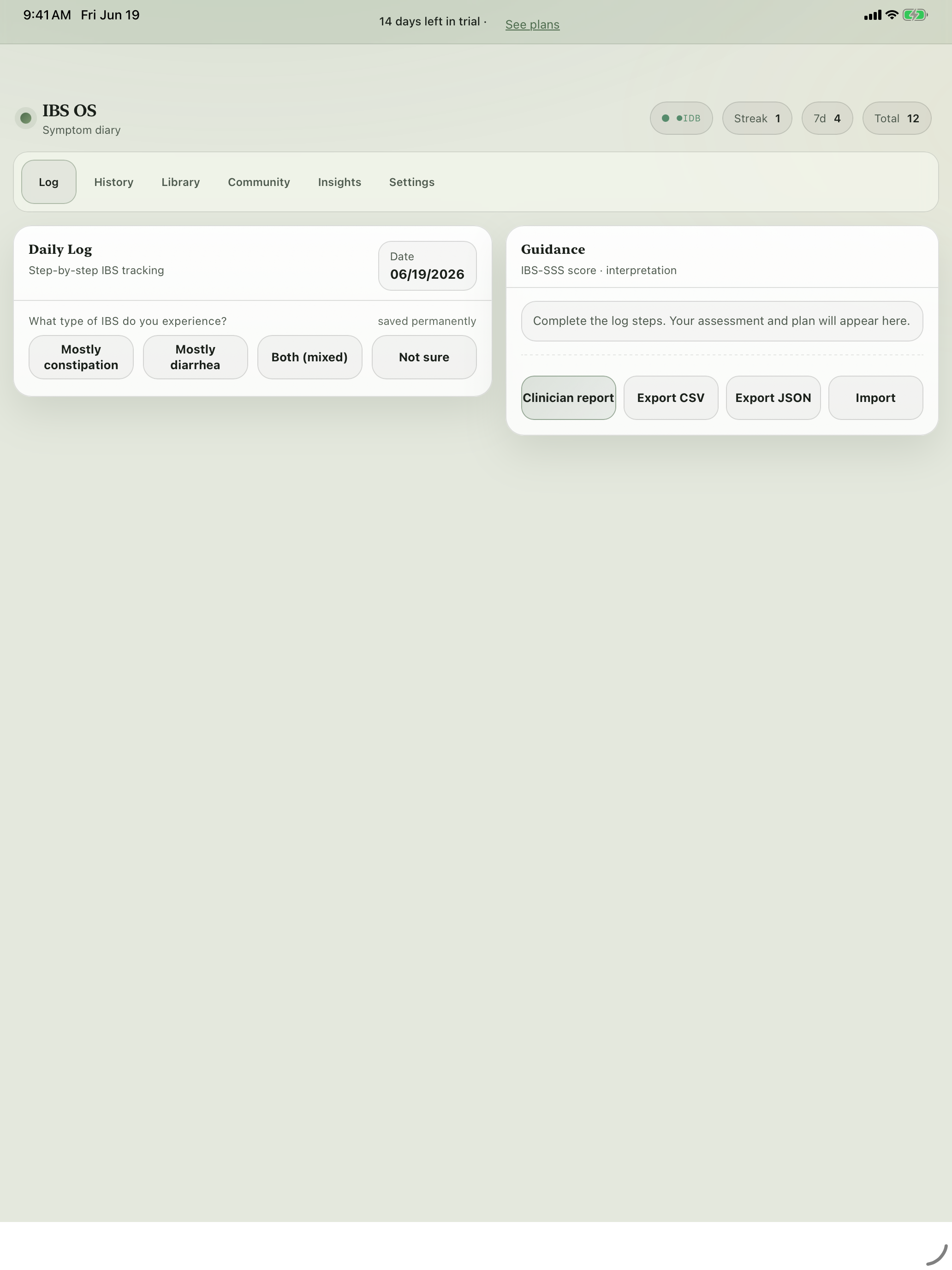IBS Symptom Tracker & Diary screenshot 8