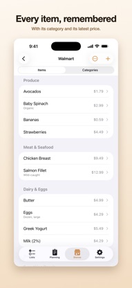 BAGL - Bring a Grocery List screenshot 2
