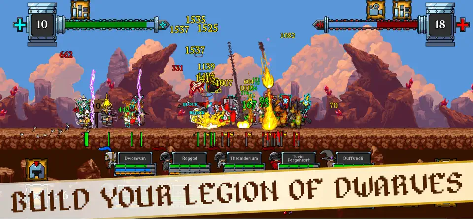 Screenshot von Dwarves: Glory, Death And Loot auf dem iPhone 1