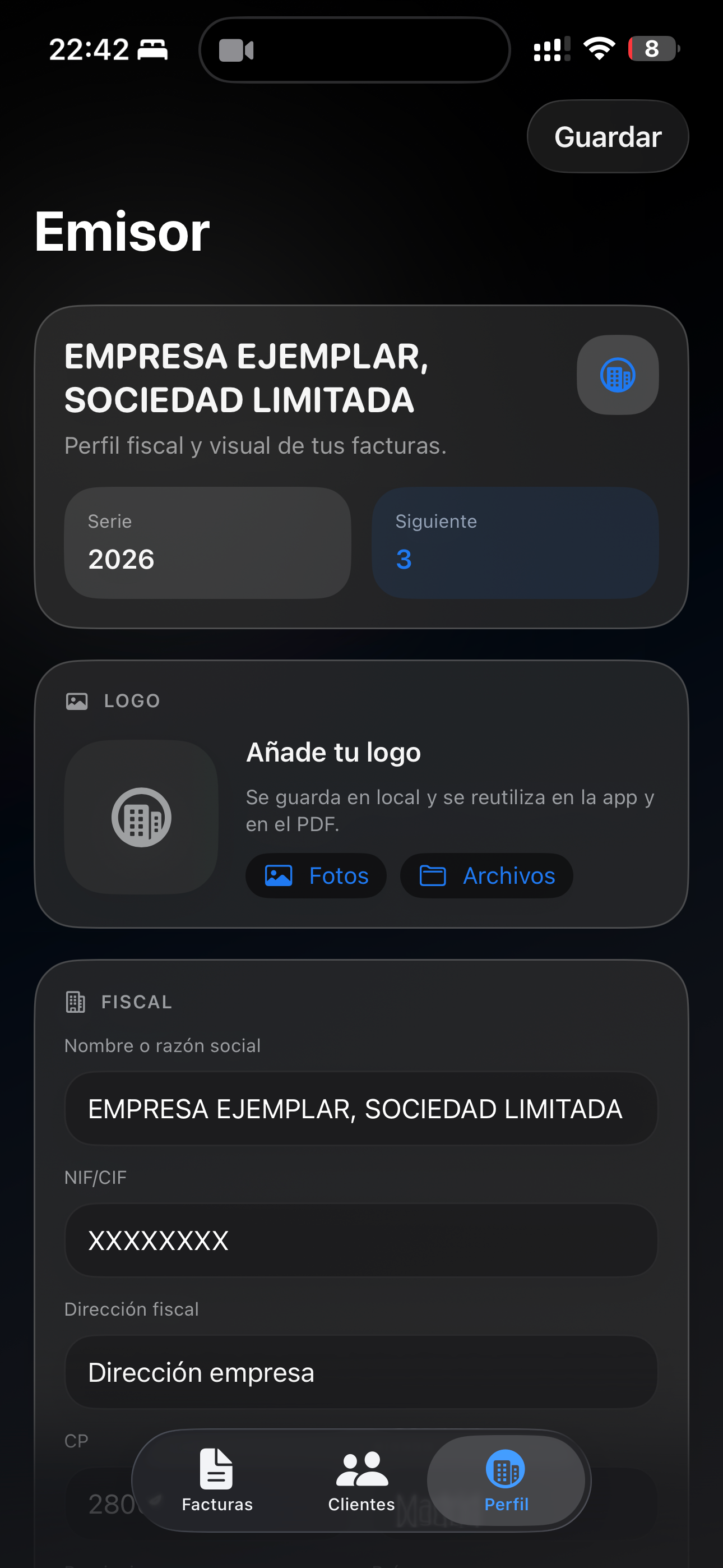 Facturónomo: Facturas Autónomo