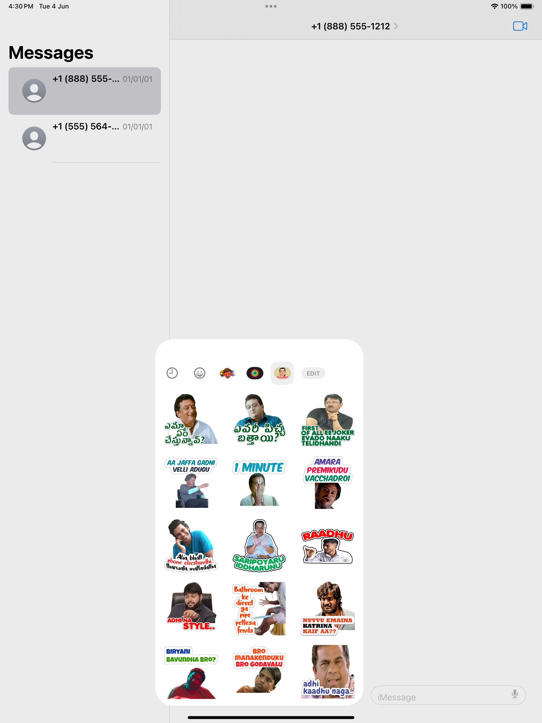 Telugu Stickers !