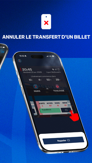 PSG Tickets iPhone screenshot 4