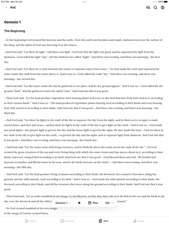 Rise Up Church iPad screenshot 3 - Education app