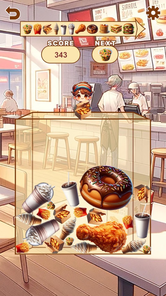 #1. Burger Merge (iOS) 由: Ryusuke Yoshimoto