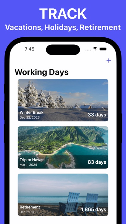 Working Days Counter & Widget