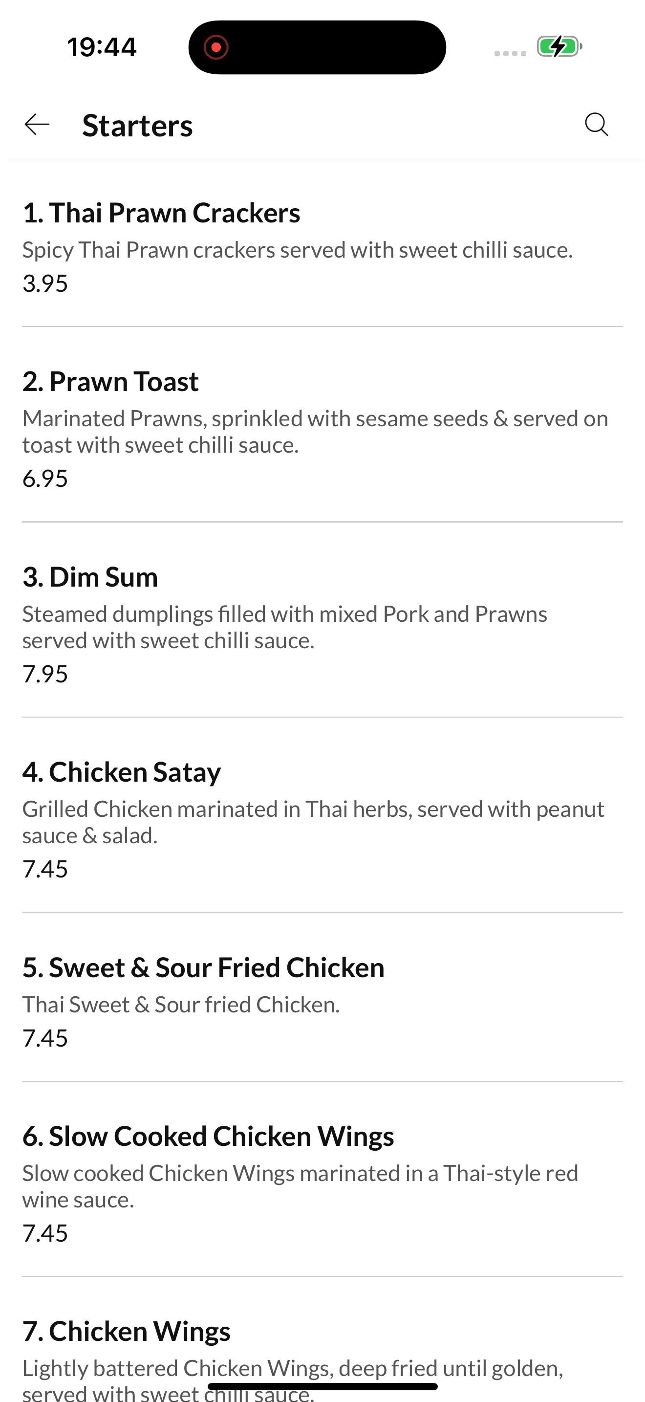 Bun Thai Restaurant screenshot 3
