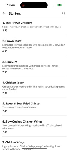 Bun Thai Restaurant screenshot