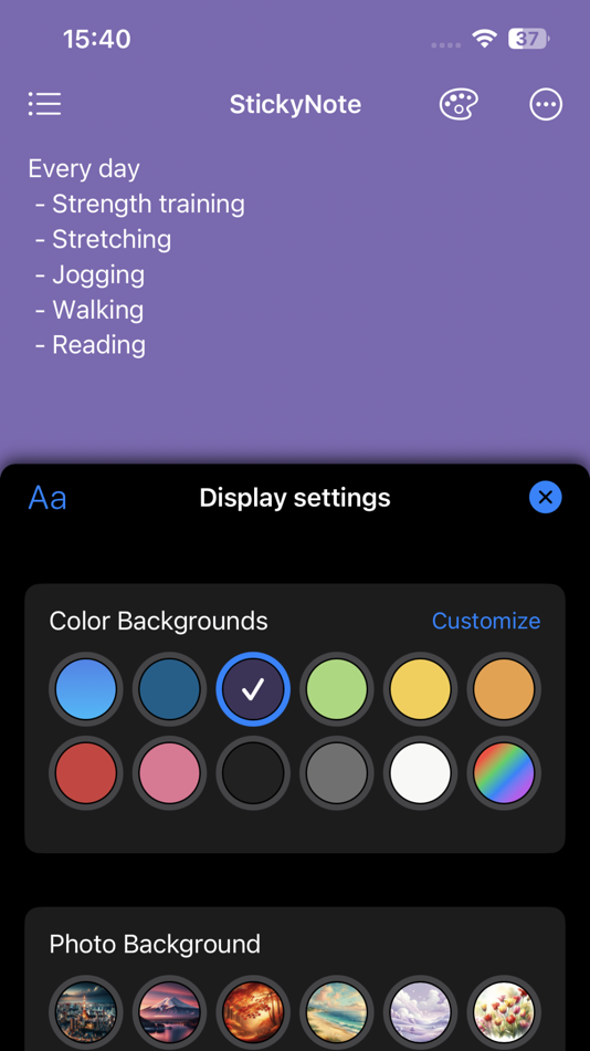 #5. Sticky Note Widget - Cute Memo (iOS) Podle: Shota Yamashita