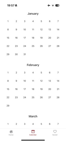 Calendar of Wisdom screenshot