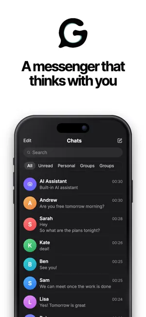 Gluline Messenger screenshot 1