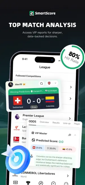 SmartScore: Live Sports Scores screenshot 1