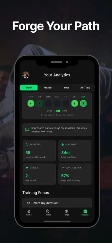 TapFlow: BJJ Timer & Drills screenshot 2