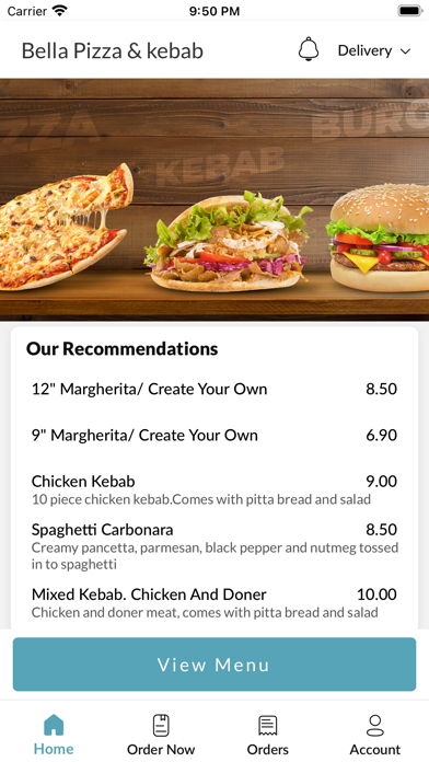 Bella Pizza And kebab Screenshot