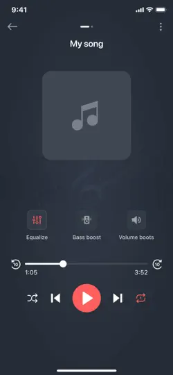 Скриншот Mp3 Cutter - обрезать музыку на iPhone 3