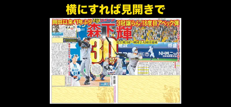 阪神Ｖスポニチ紙面26 screenshot 4 of 5